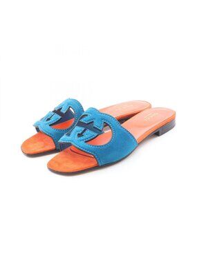Gucci Sandals Interlocking Suede
